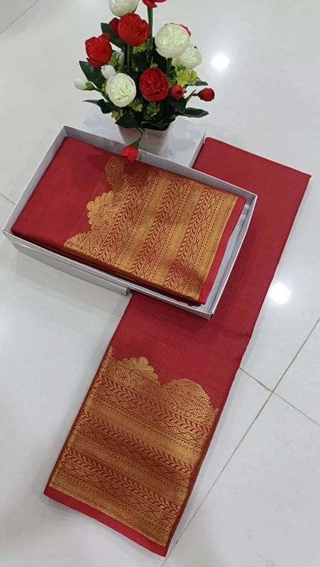 3D Embossed Art Semi Silk Saree
