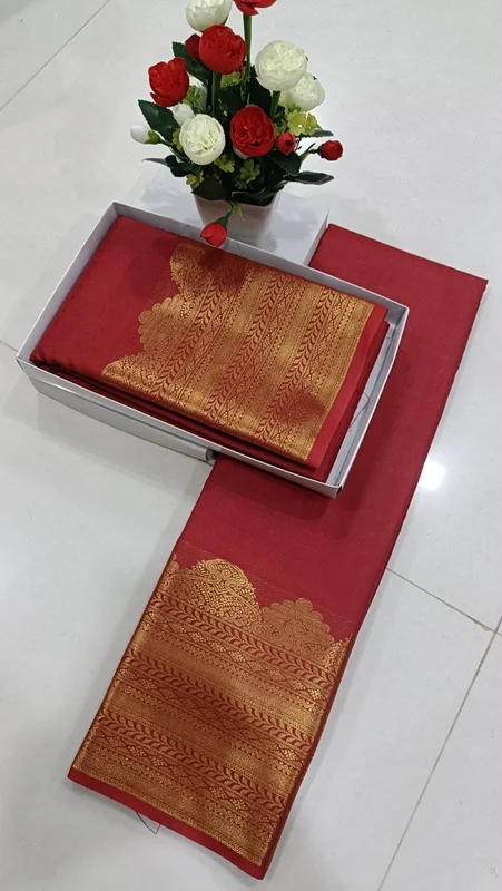 3D Embossed Art Semi Silk Saree